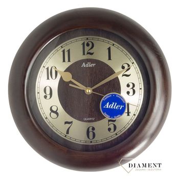 Drewniany zegar ścienny marki Adler 21090W.jpg