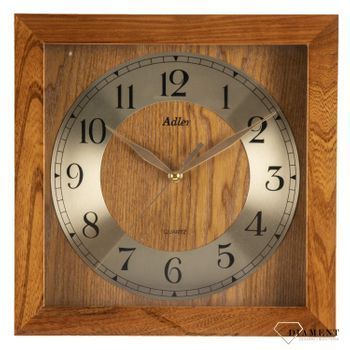 Zegar ścienny Adler 21091D. ✓Zegary ścienne✓Zegary na ścianę ✓ Drewniany zegar✓  Autoryzowany sklep✓ Kurier Gratis 24h✓ Gwarancja najniższej ceny✓Zwrot 30 dni✓Negocjacje ➤Zapraszamy!.jpg