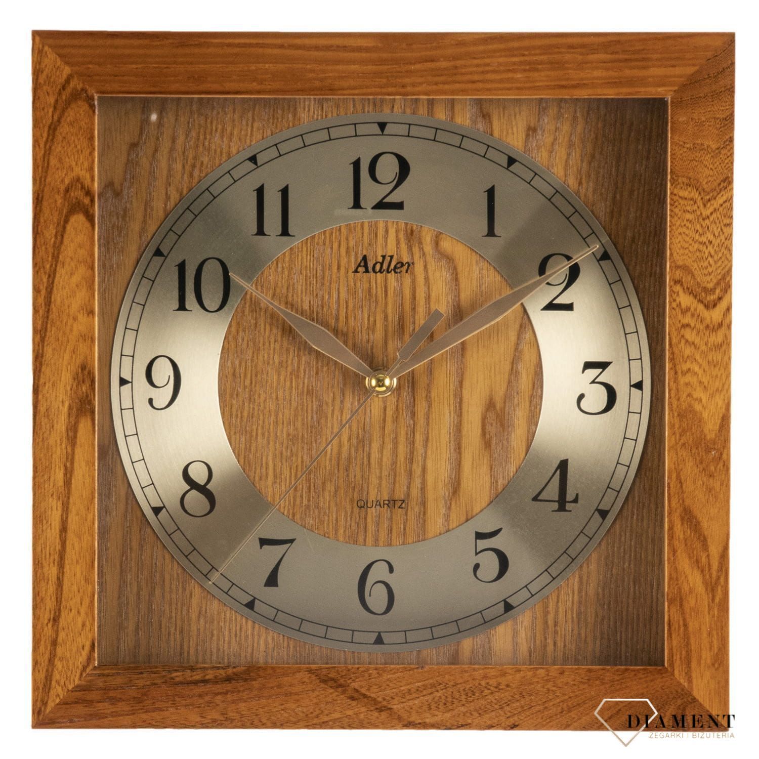 Zegar ścienny Adler 21091D. ✓Zegary ścienne✓Zegary na ścianę ✓ Drewniany zegar✓  Autoryzowany sklep✓ Kurier Gratis 24h✓ Gwarancja najniższej ceny✓Zwrot 30 dni✓Negocjacje ➤Zapraszamy!.jpg