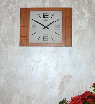 Zegar ścienny drewniany Adler 21129D to zegar na ścianę drewniany dębowy ✓Zegary ścienne✓ Drewniany zegar (2).JPG