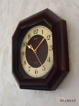 Zegar na ścianę drewniany Adler wenge 21148W ✓Zegary ścienne ✓ Drewniany zegar (5).JPG