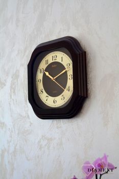 Zegar na ścianę drewniany Adler wenge 21149W ✓Zegary ścienne ✓ Drewniany zegar (2).JPG