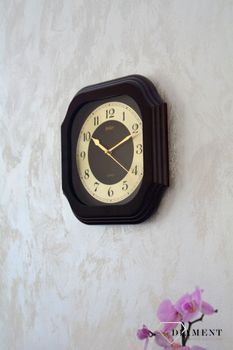 Zegar na ścianę drewniany Adler wenge 21149W ✓Zegary ścienne ✓ Drewniany zegar (3).JPG
