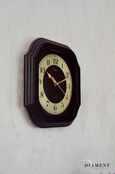 Zegar na ścianę drewniany Adler wenge 21149W ✓Zegary ścienne ✓ Drewniany zegar (5).JPG