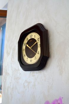 Zegar na ścianę drewniany Adler wenge 21149W ✓Zegary ścienne ✓ Drewniany zegar (7).JPG
