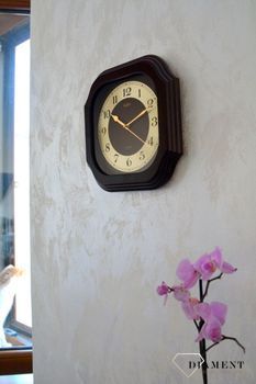 Zegar na ścianę drewniany Adler wenge 21149W ✓Zegary ścienne ✓ Drewniany zegar (8).JPG