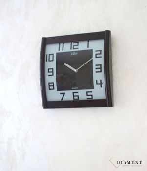 Zegar ścienny drewniany Adler 21157W to drewniany zegar na ścianę  ✓Zegary ścienne  (4).JPG