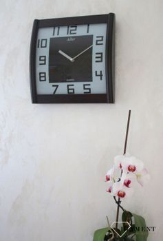 Zegar ścienny drewniany Adler 21157W to drewniany zegar na ścianę  ✓Zegary ścienne  (6).JPG