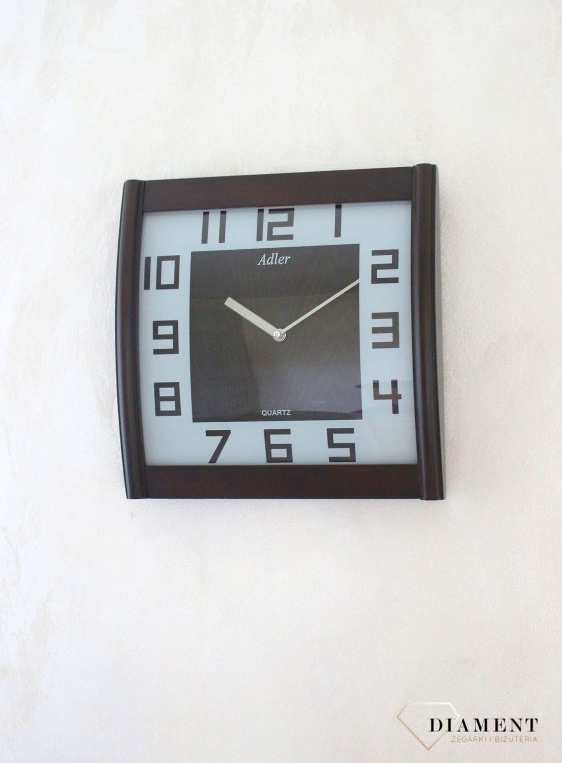 Zegar ścienny drewniany Adler 21157W to drewniany zegar na ścianę  ✓Zegary ścienne  (4).JPG