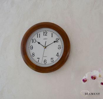Zegar ścienny marki Adler 21182D. ✓Zegary ścienne✓Zegary na ścianę  ✓ Drewniany zegar✓  Autoryzowany sklep✓ Kurier Gratis 24h✓ (4).JPG