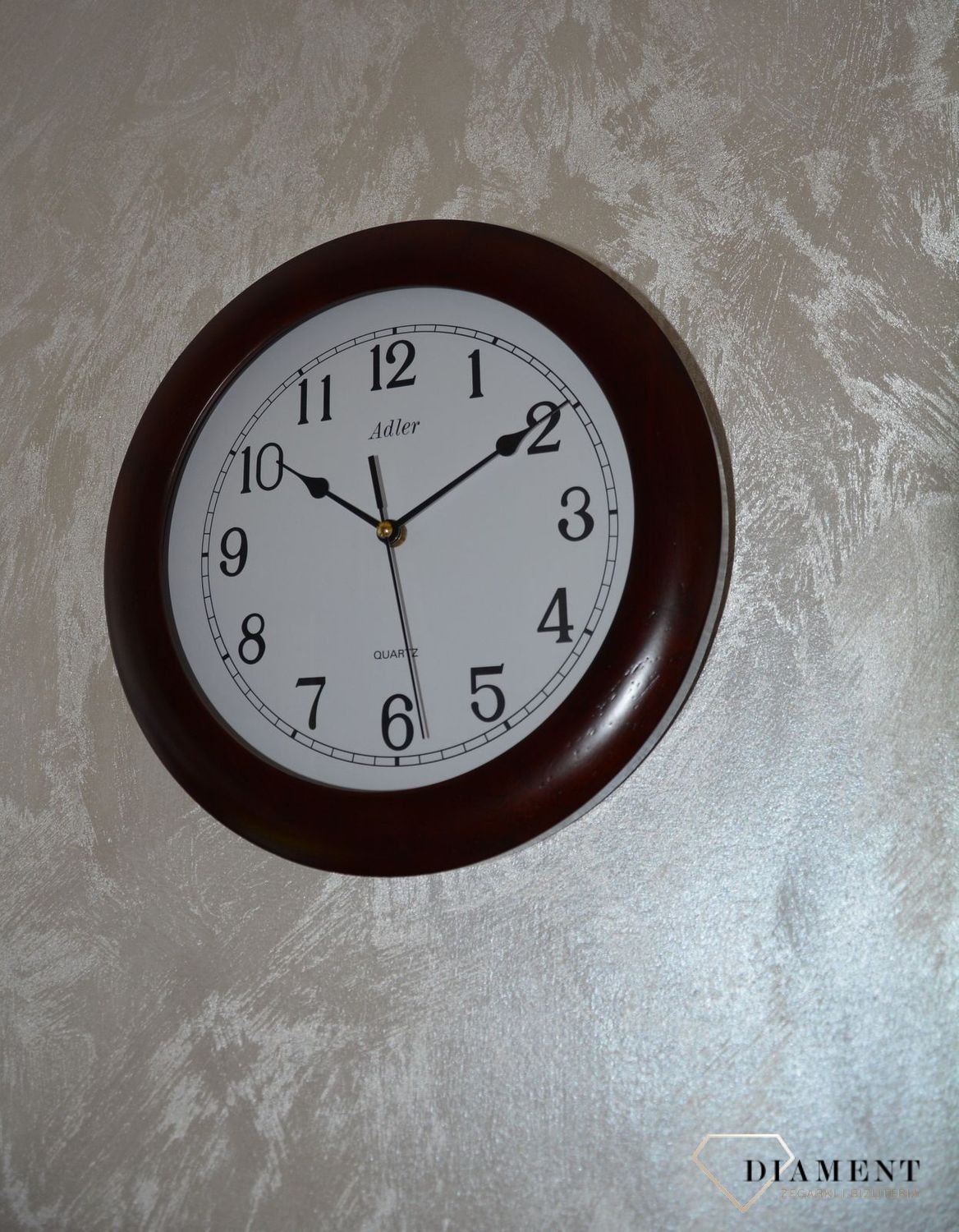 Zegar ścienny marki Adler 21182W ✓Zegary ścienne✓Zegary na ścianę  ✓ Drewniany zegar✓  Autoryzowany sklep✓ Kurier Gratis 24h✓ (1).JPG