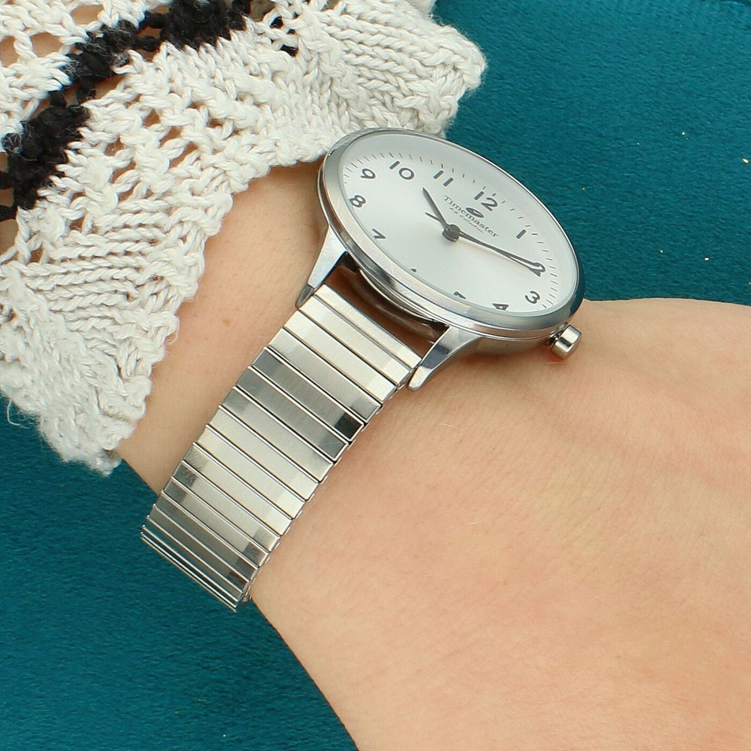 Zegarek damski Timemaster ZQTIM-212-34 srebrny bransoleta elastyczna (1).jpg