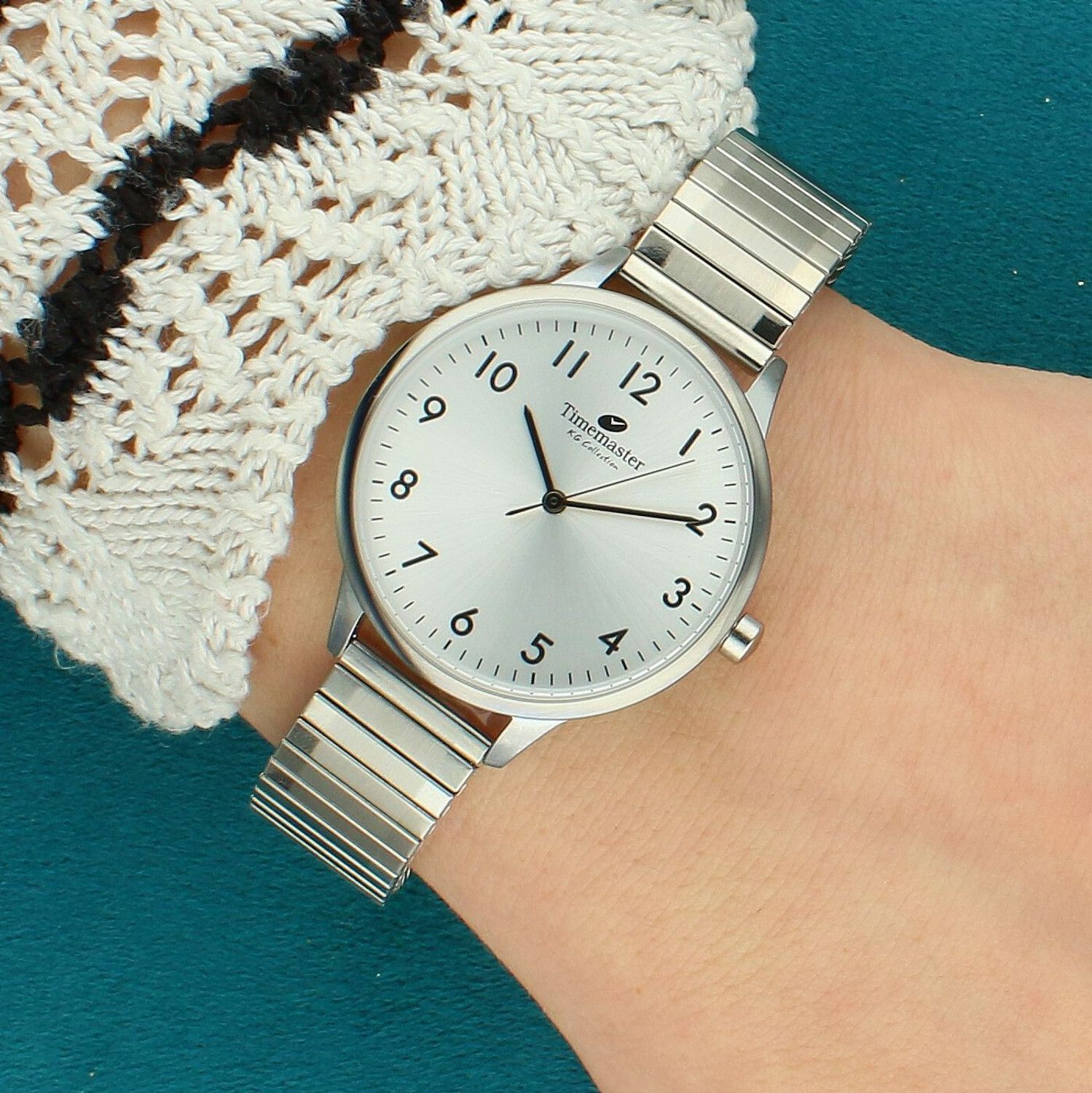Zegarek damski Timemaster ZQTIM-212-34 srebrny bransoleta elastyczna (1).jpg