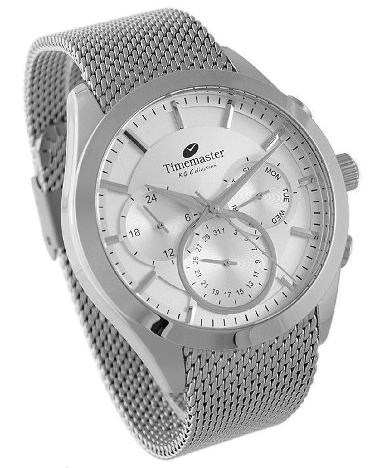 Zegarek męski na srebrnej bransolecie TIMEMASTER 213-10 jpg.jpg