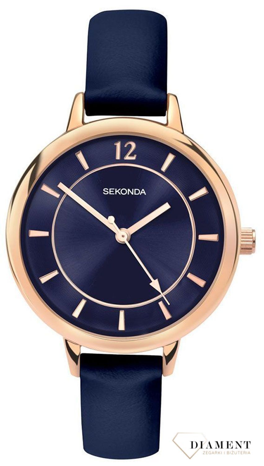 Zegarek damski Sekonda ' niebiesko- złoty  klasyk'.jpg