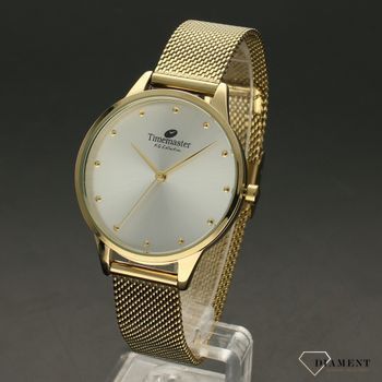 Zegarek damski na bransolecie w kolorze złotym Timemaster 223-4S (2).jpg