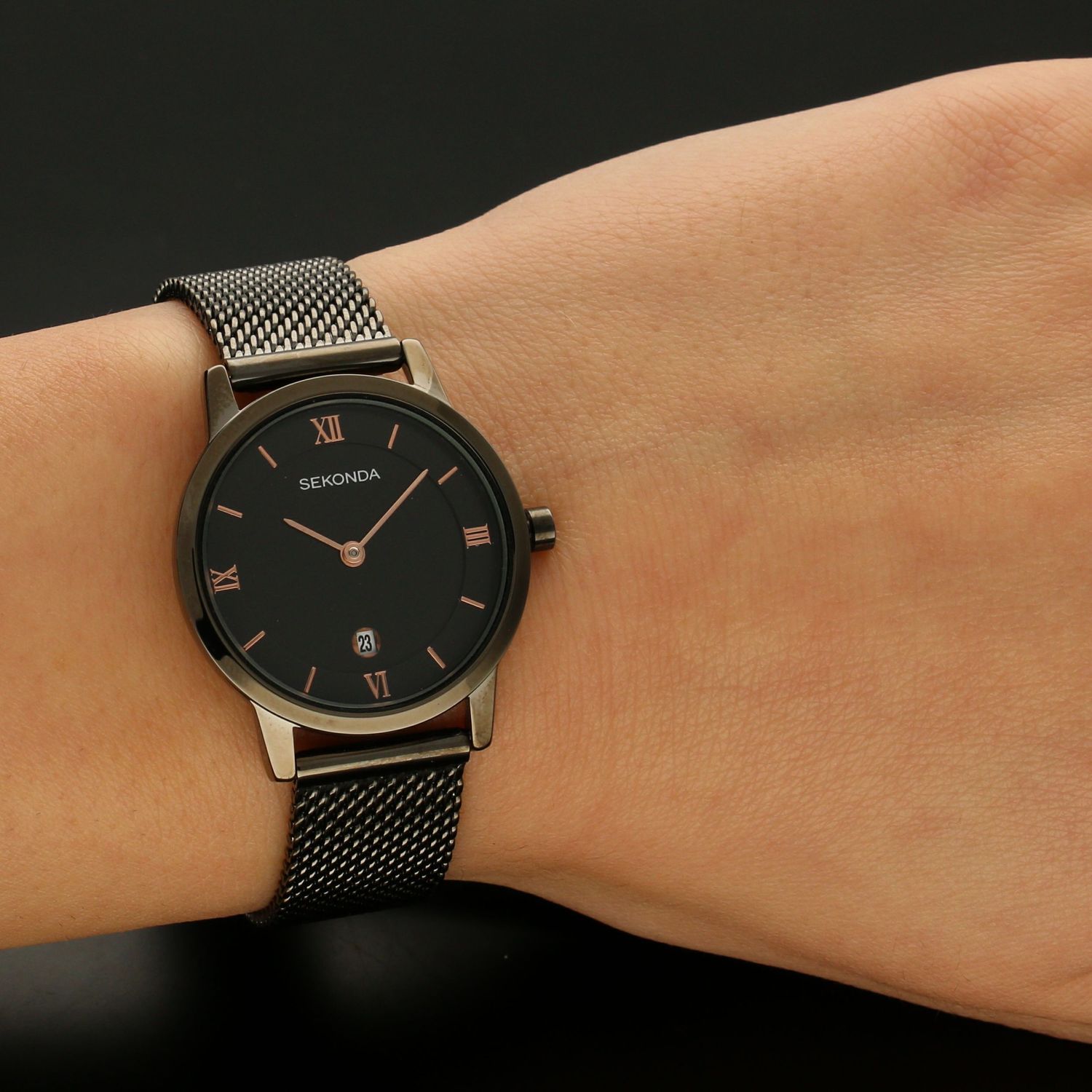 Zegarek damski Sekonda 'Czarny Slim' 2244 (1).jpg