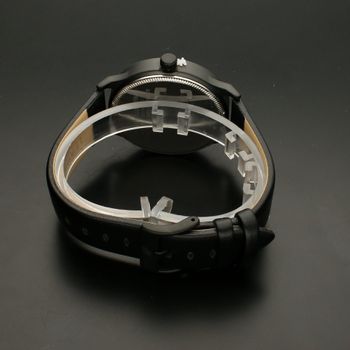 Zegarek męski na skórzanym pasku TIMEMASTER 228-3. Pasek skórzany w kolorze czarnym, sprzączka w czarnym kolorze. Tarcza nowocze (5).jpg