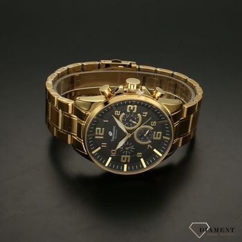 Zegarek męski na złotej bransolecie Timemaster 229-1 złoty (3).jpg