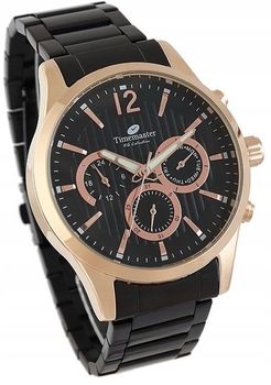 Zegarek męski na bransolecie 'Czerń z rose gold' 229-11 jpg.jpg