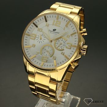 Zegarek męski na złotej bransolecie Timemaster 229-1 złoty, masywny zegarek (2).jpg