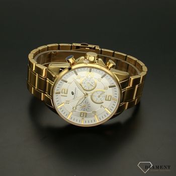 Zegarek męski na złotej bransolecie Timemaster 229-1 złoty, masywny zegarek (3).jpg