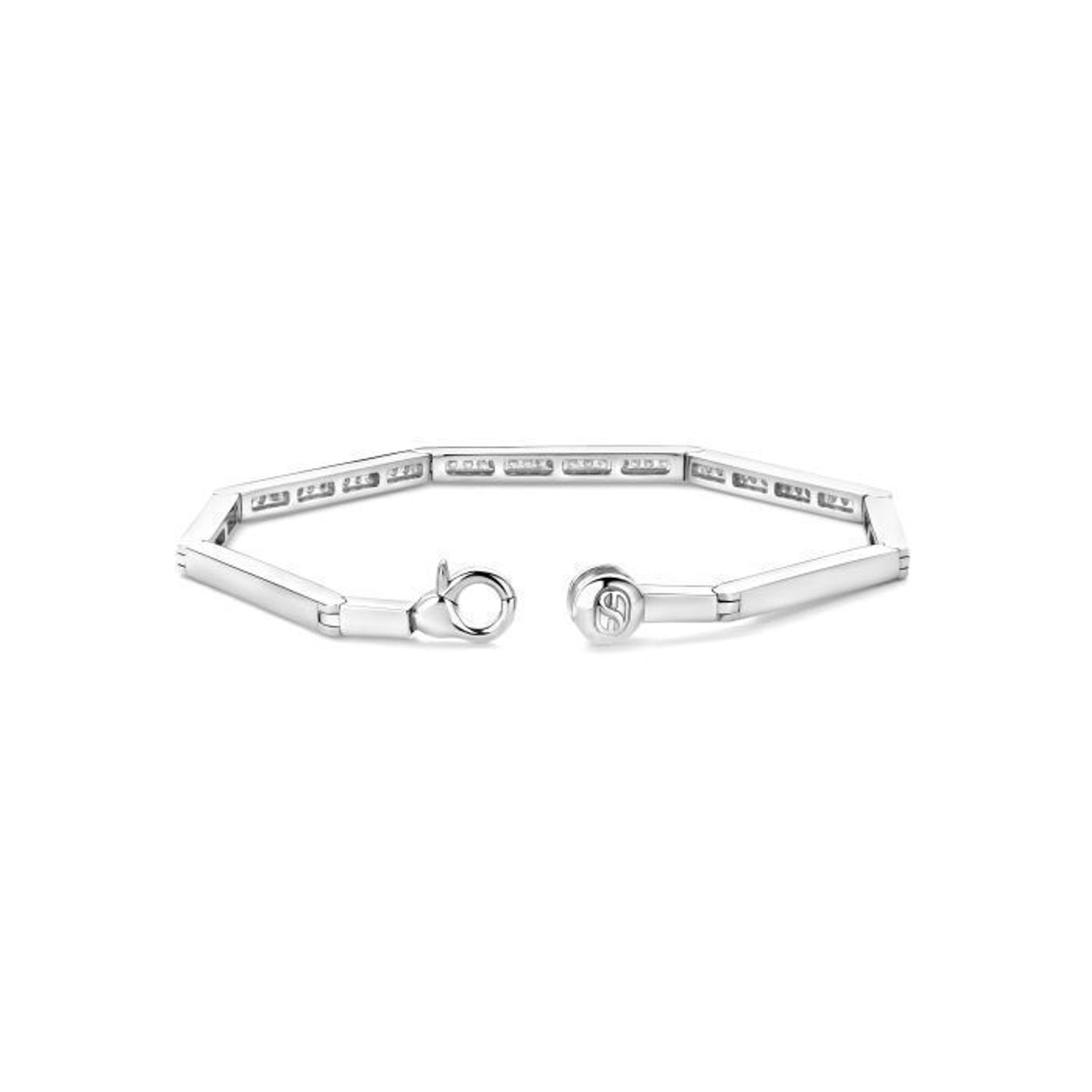 Bransoletka srebrna TI SENTO 23079ZI Bransoletka TI SENTO 23079ZI to nowoczesne dzieło sztuki, które redefiniuje współczesną elegancję. Wykonana z wysokiej jakości srebra próby 925, została 1.jpg