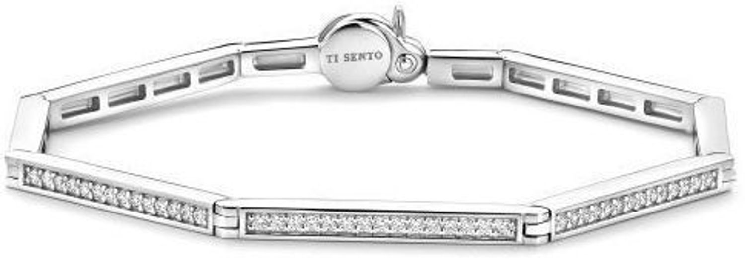 Bransoletka srebrna TI SENTO 23079ZI Bransoletka TI SENTO 23079ZI to nowoczesne dzieło sztuki, które redefiniuje współczesną elegancję. Wykonana z wysokiej jakości srebra próby 925, została 1.jpg