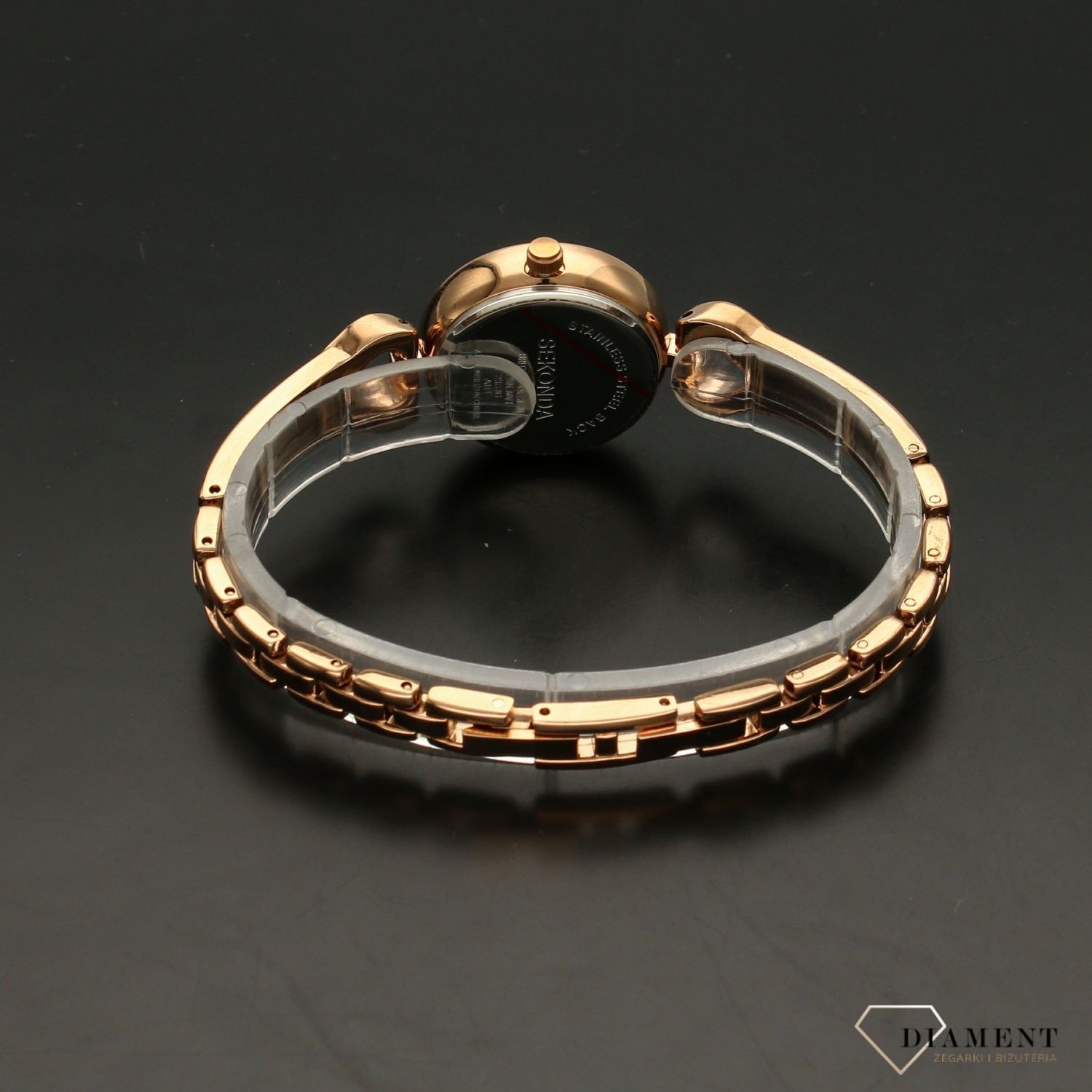 Zestaw prezentowy zegarek z naszyjnikiem, bransoletką i kolczykami Sekonda 'Miłosne serca' 2363G (1).jpg