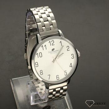 Zegarek damski na bransolecie TIMEMASTER 237-4. Bransoleta w kolorze srebrnym. Tarcza zegarka srebrna umieszczona w srebrnej kop (3).jpg
