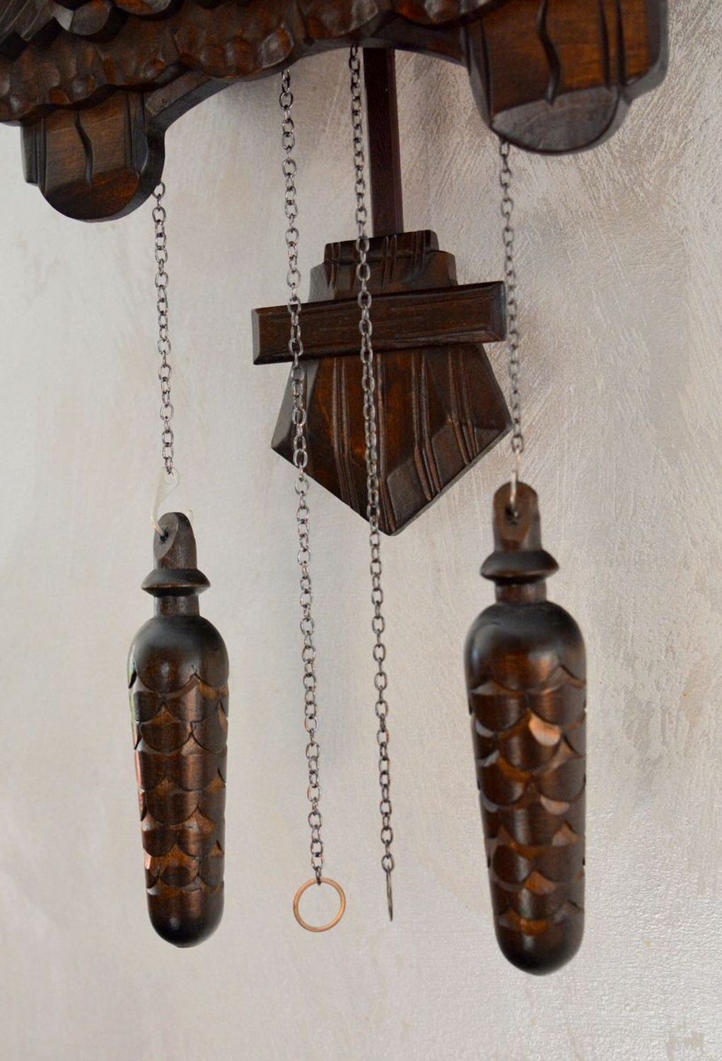 Zegar ścienny drewniany domek z kukułką Adler 24017W wenge. Zegar ścienny Adler.  (11).JPG