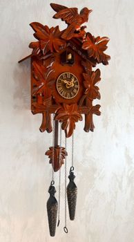 Zegar ścienny z kukułką Adler 24026W Wenge – Drewniany, Kwarcowy (4).JPG