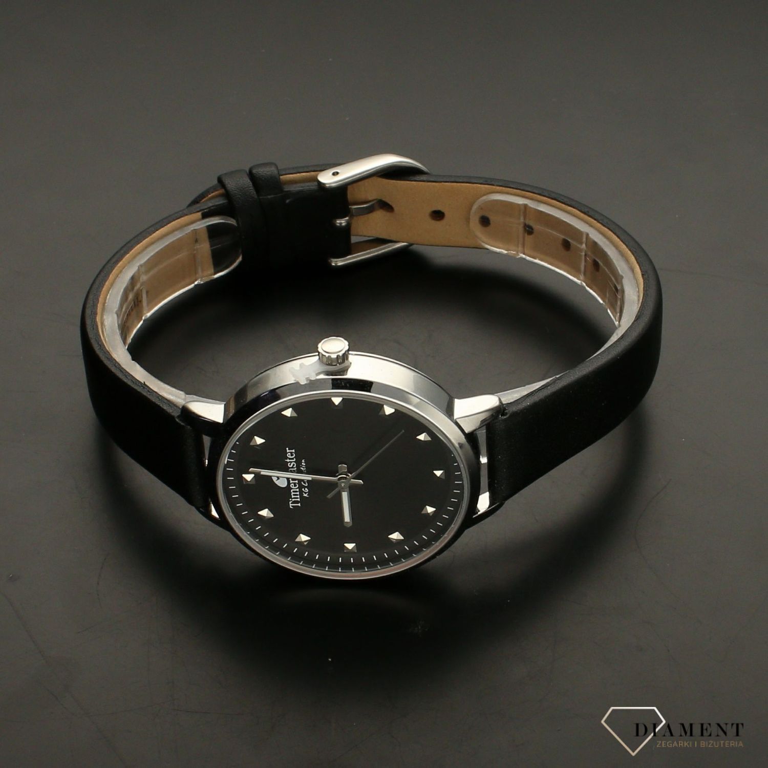 Zegarek damski na skórzanym pasku Timemaster 246-10.  Zegarek damski na pasku. Zegarek damski klasyczny. Zegarek damski na skórzanym pasku. Zegarek damski na każdą okazję. Zegarek damski.jpg