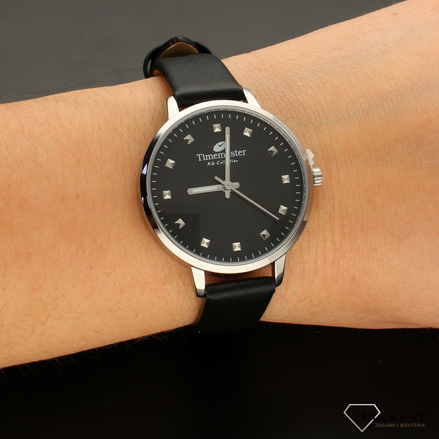 Zegarek damski na skórzanym pasku Timemaster 246-10.  Zegarek damski na pasku. Zegarek damski klasyczny. Zegarek damski na skórzanym pasku. Zegarek damski na każdą okazję. Zegarek damski.jpg