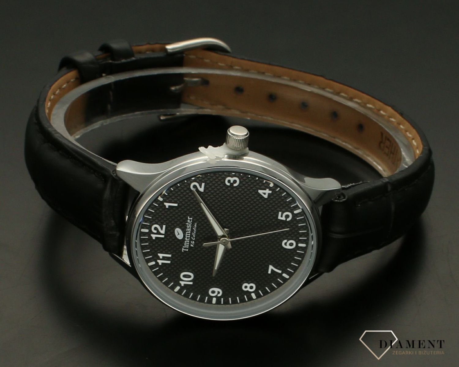 Zegarek damski na pasku TIMEMASTER 254-2 'Czarny Klasyk'.jpg