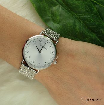 Zegarek damski na bransolecie srebrnej Timemaster 256-02✓ Wymarzony prezent✓ ⌚ zegarków to dobry prezent dla mamy. Grawer na zegarku gratis! Zapraszamy!.jpg