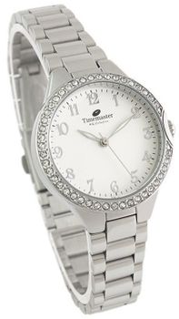 Zegarek damski Timemaster 26502 na bransolecie – srebrny, cyrkonie, elegancki zegarek biżuteryjny.jpg