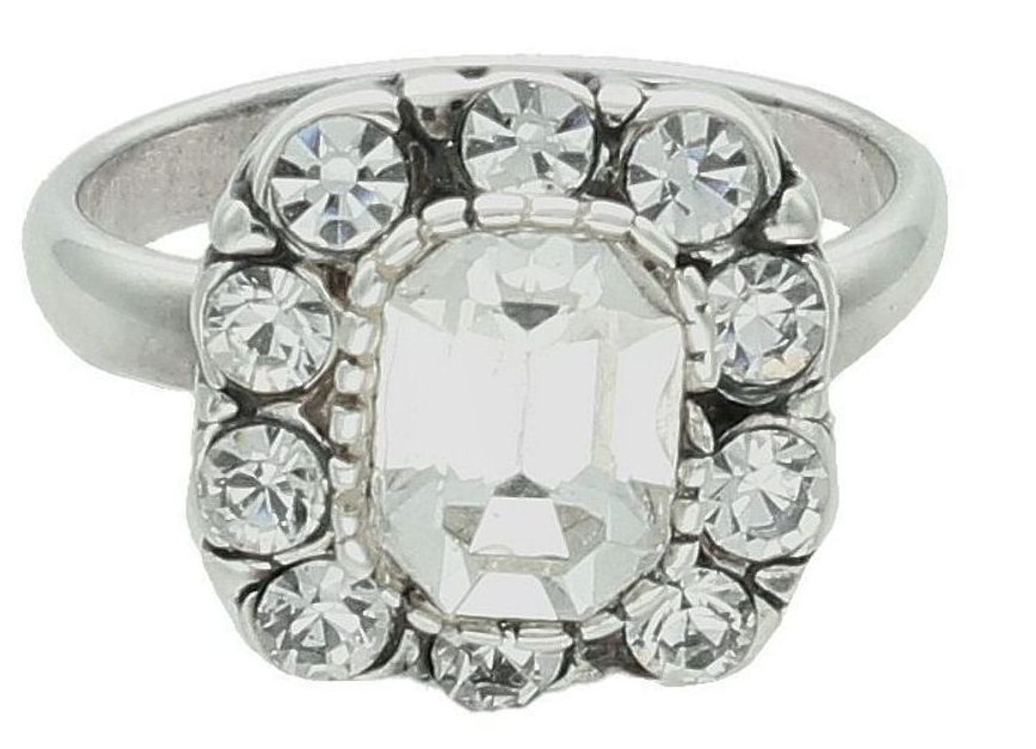 Srebrny pierścionek damski 925 kwadratowa duża cyrkonia rozmiar 13 27030027.jpg