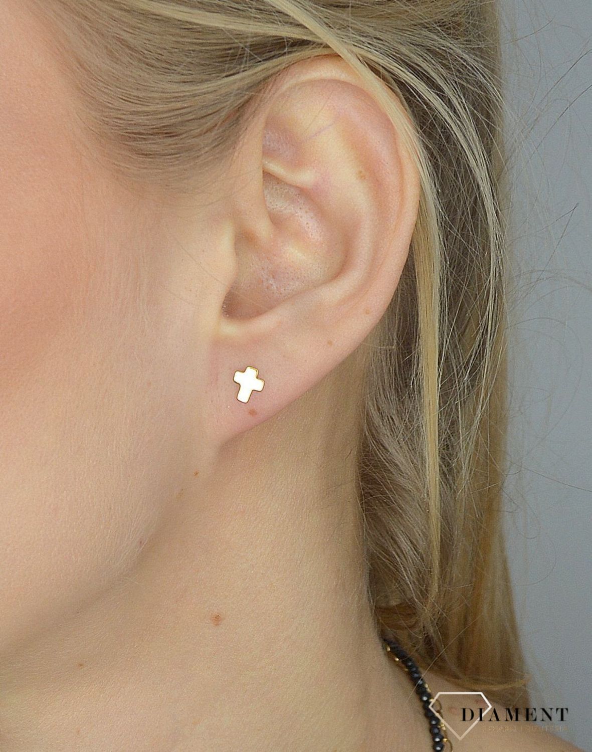 Srebrne kolczyki 925 pozłacane krzyże 271030020120.jpg