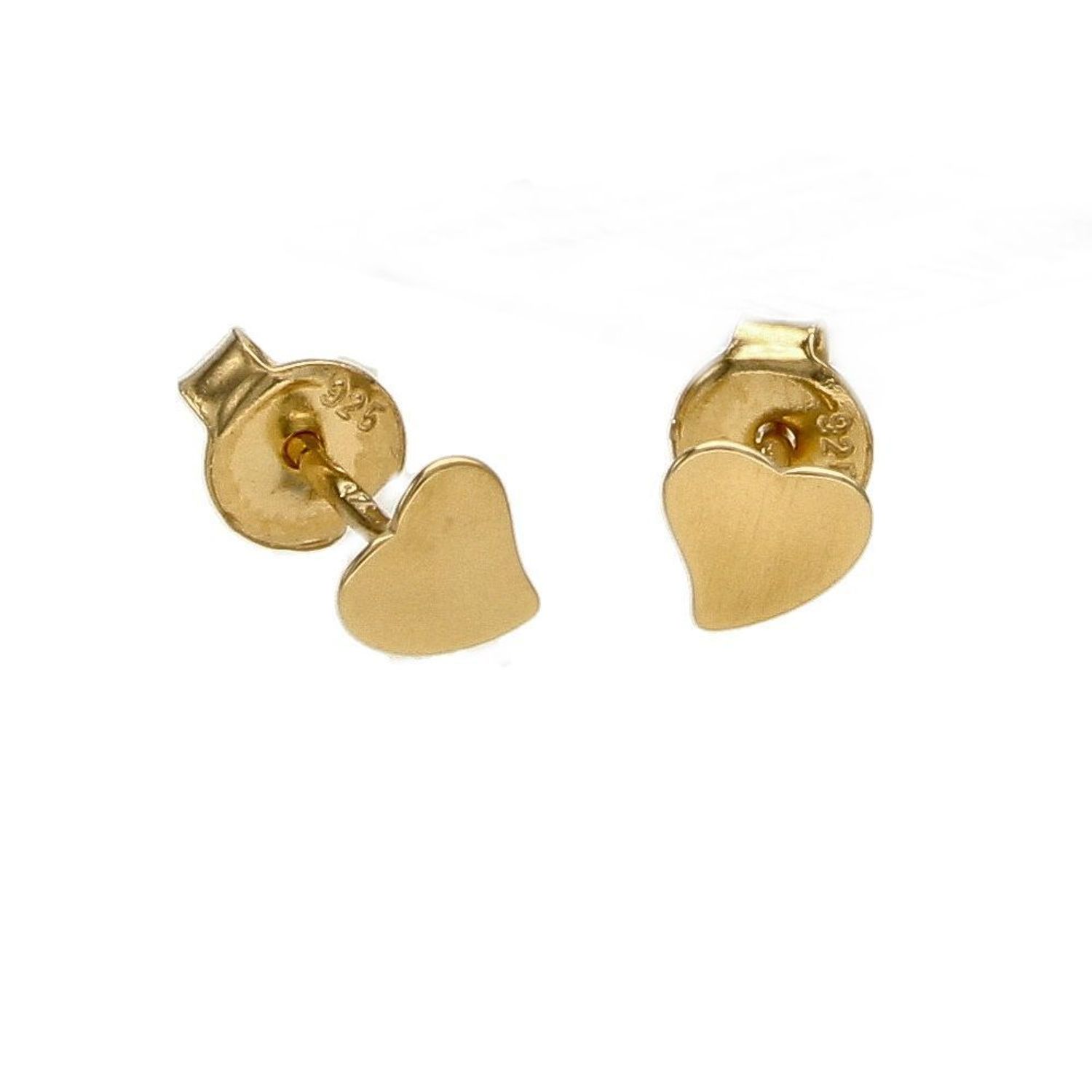 Srebrne kolczyki 925 pozłacane gładkie serca 271030030120.jpg
