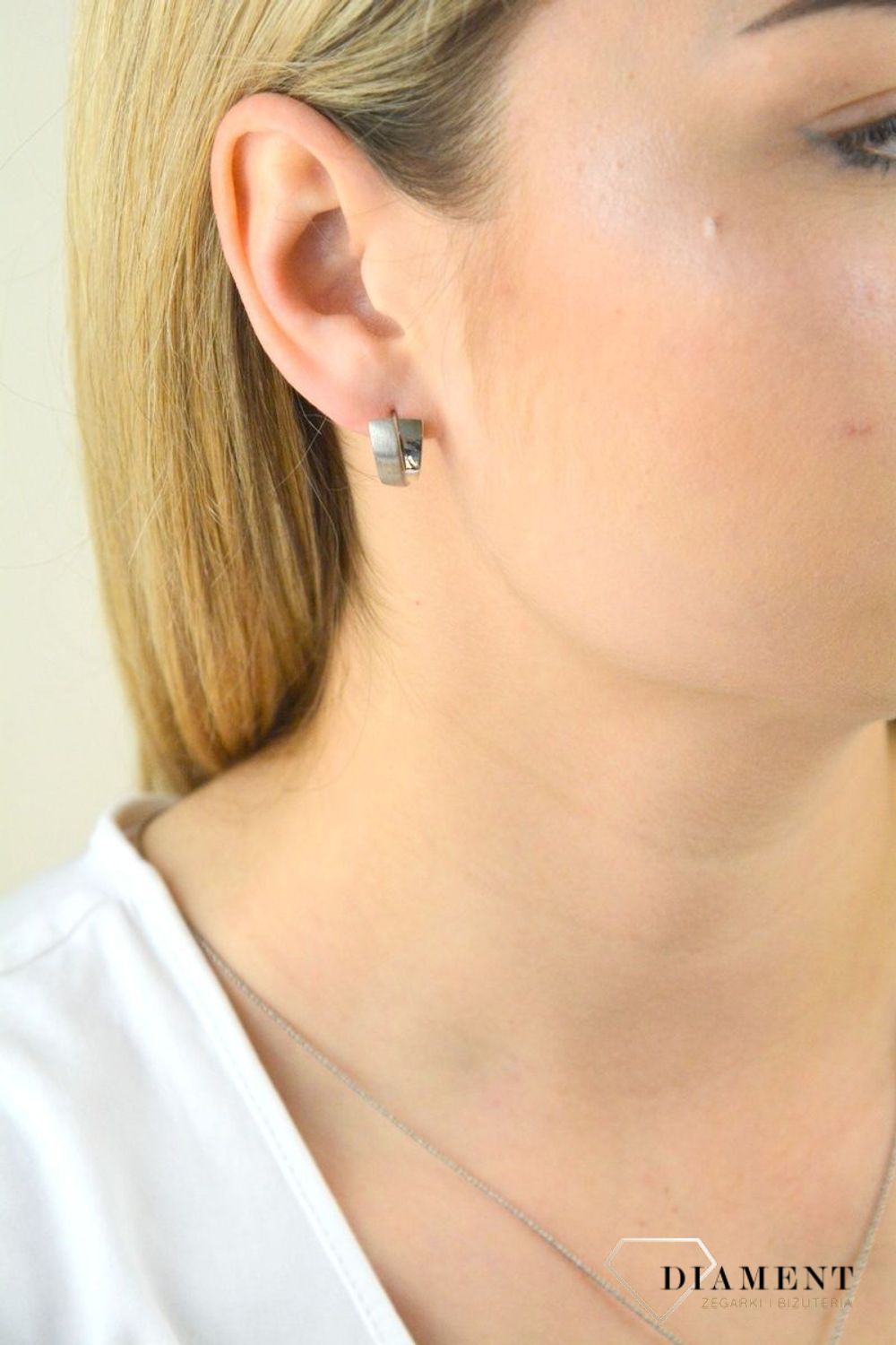 Kolczyki srebrne półmatowe wkrętki 271229720420.  Kolczyki srebrne. Kolczyki srebrne na sztyft. Kolczyki wkrętki. Kolczyki idealne na prezent. Kolczyki na każdą okazję..jpg