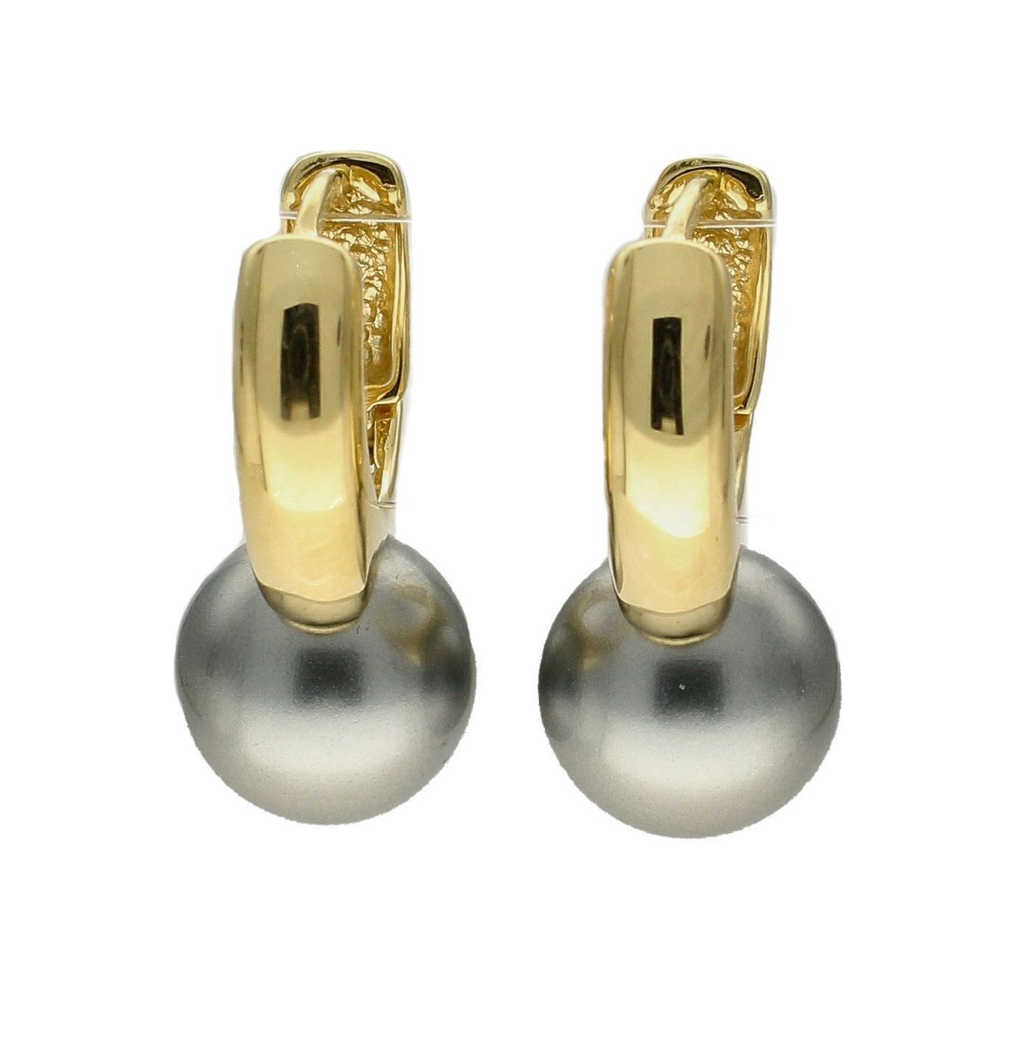 Kolczyki srebrne wiszące z kulka w metalowym kolorze pozłacane 27123356SR. Srebrne kolczyki 925 kulki wykonano z najwyższej jakości srebra próby 925. Srebro to kruszec od wielu lat symbolizującego odwagę, harmonię oraz energię.jpg