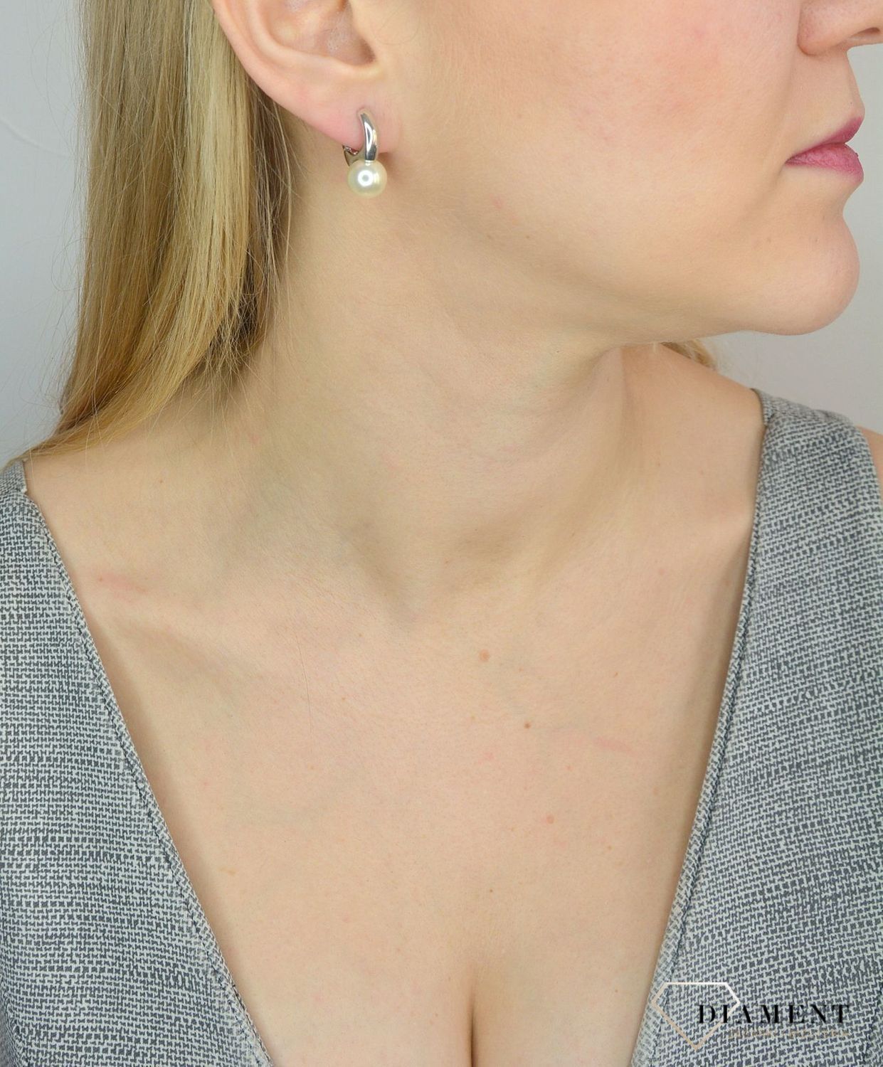 Srebrne kolczyki 925 koła z perłą 271273560390.jpg