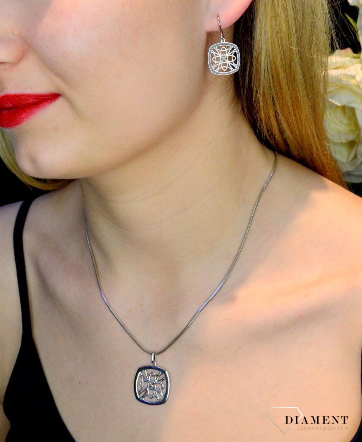 Kolczyki srebrne wiszące ażurowe 27127609.jpg