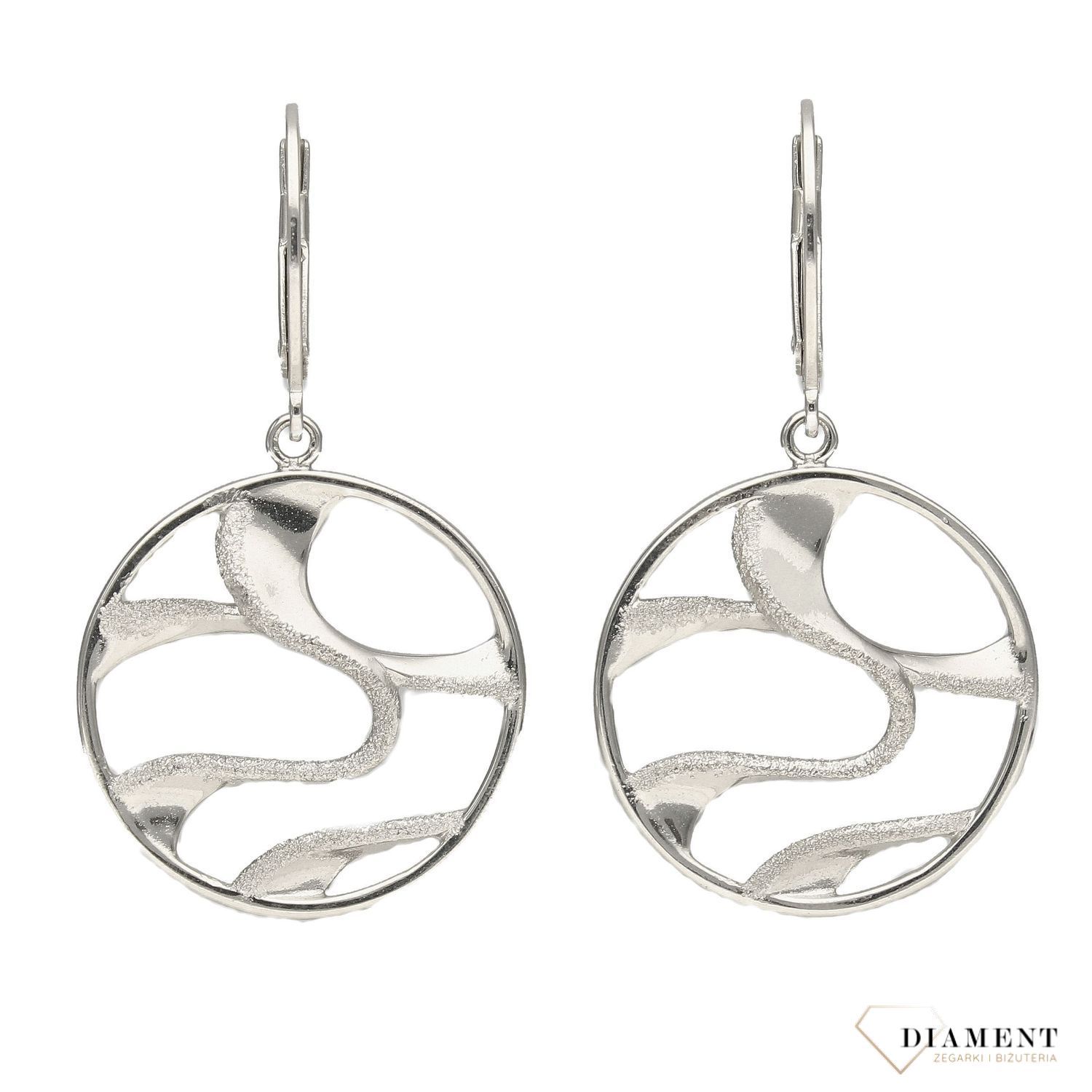Kolczyki srebrne wiszące koła z falami 27127833-0500..jpg