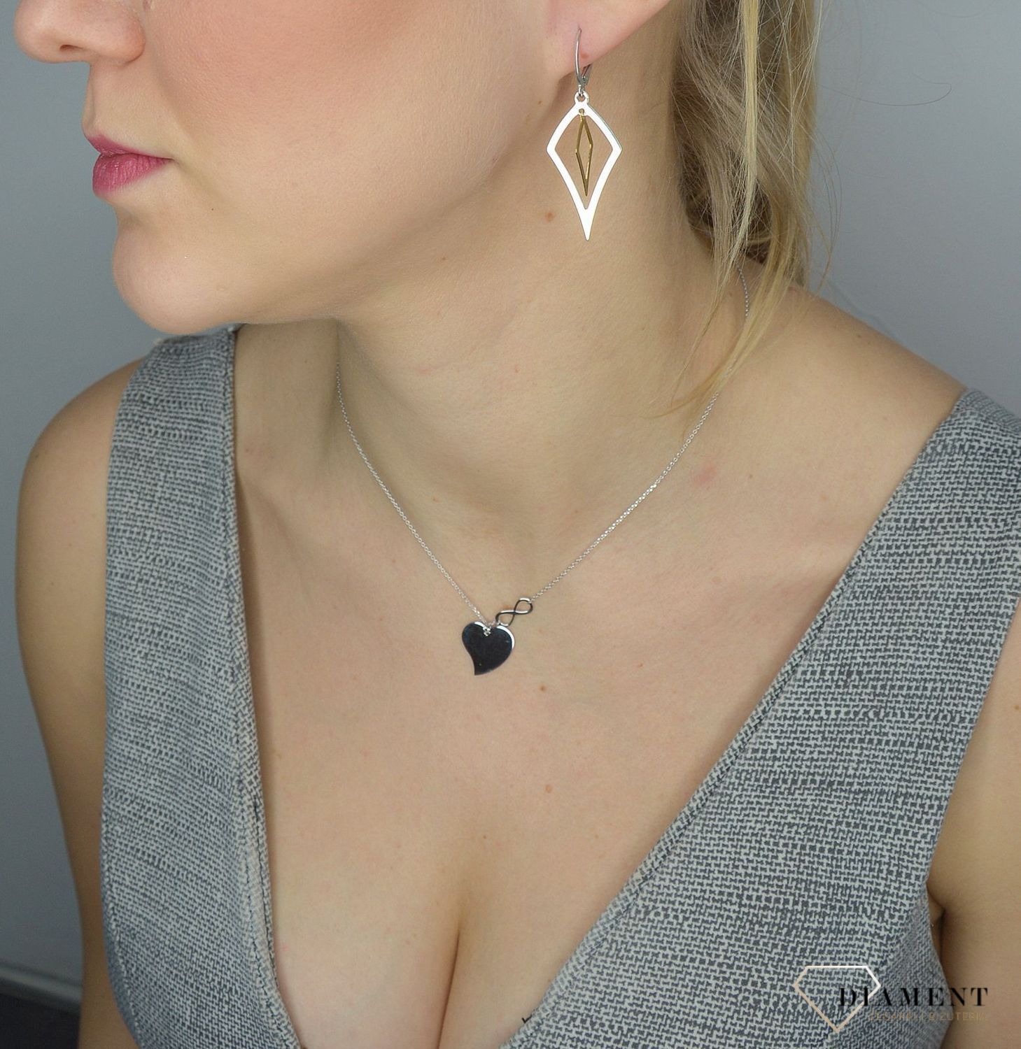 Srebrne kolczyki 925 srebro i pozłacanie 271920920280.jpg