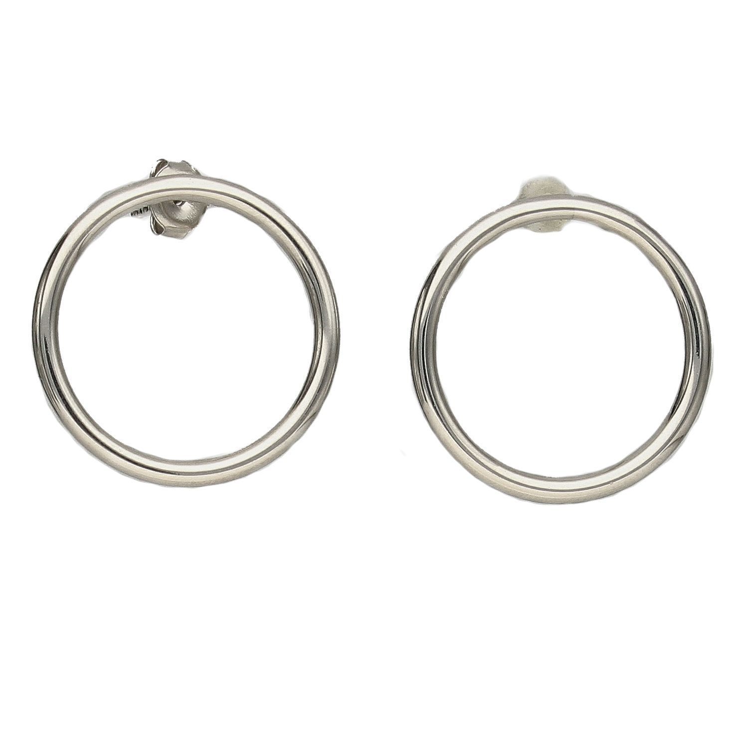 Srebrne okrągłe kolczyki 'delikatny styl' 271922040240.jpg