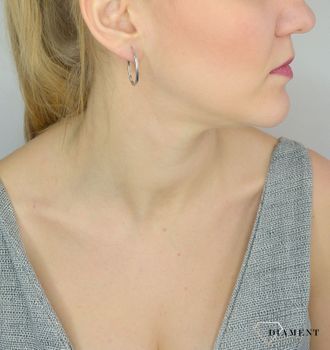 Srebrne kolczyki koła gładkie 2 cm 271922210180 (7).JPG