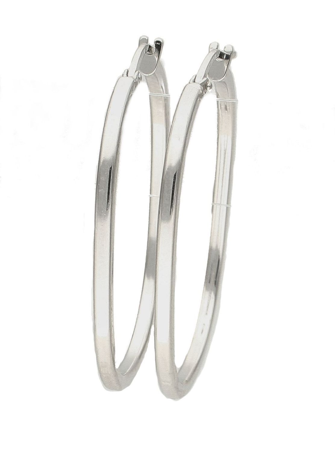 Kolczyki srebrne zaokrąglone prostokąty 27192402.  Idealne proporcje srebra  zamknięte w pięknej kompozycji to nowa interpretacja klasycznego wzoru. Ponadczasowa i efektowna biżuteria urzeka regularnymi konturami z matowym.jpg