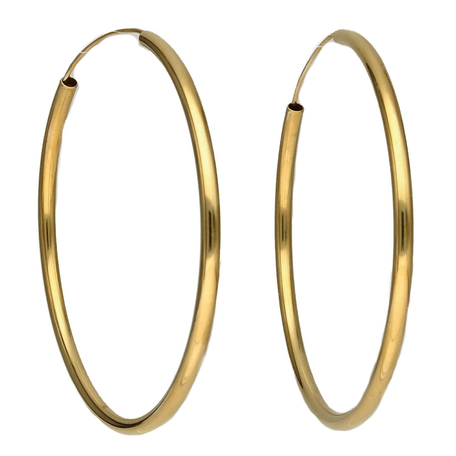 Srebrne kolczyki pozłacane koła 6,5 cm 271930170670.jpg